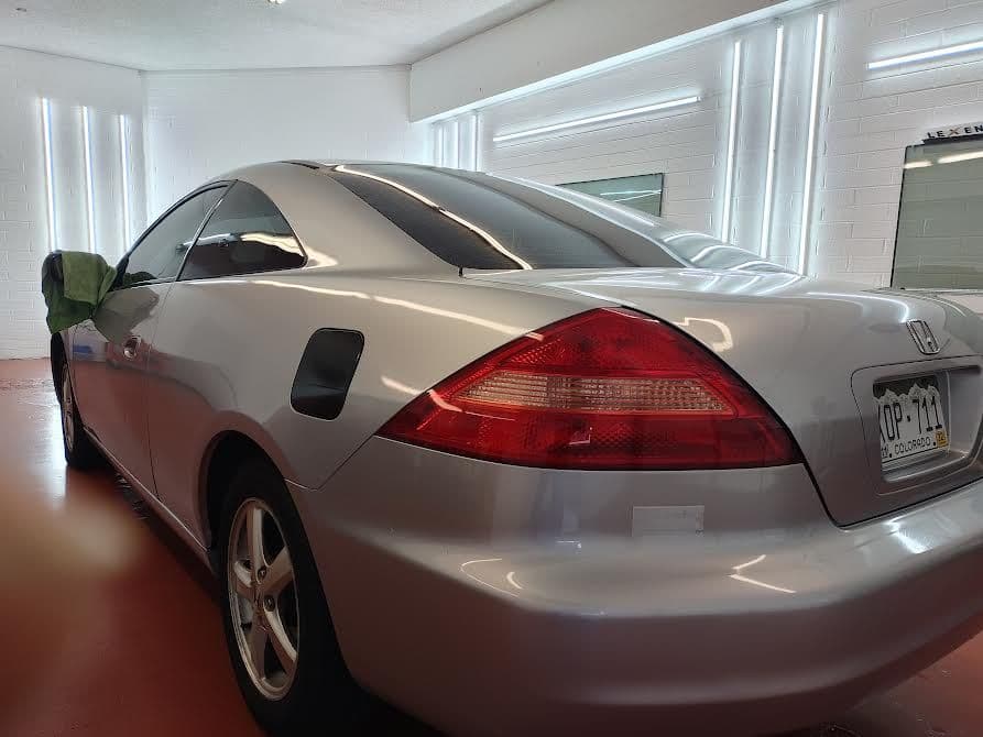 Sedan with fresh tint in the Luxe Tint bay